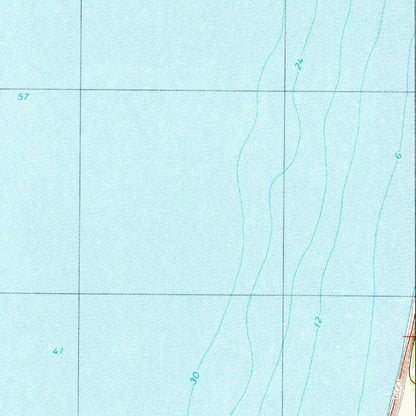 Map of South Haven, Michigan by USGS, 1981 – Lake Michigan, South Haven Harbor & Van Buren State Park