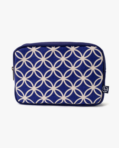 Maple & Moon Bag, Pouch, Blue Shippou