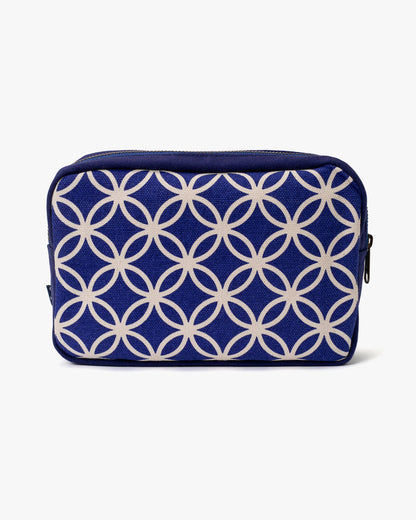 Maple & Moon Bag, Pouch, Blue Shippou