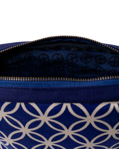 Maple & Moon Bag, Pouch, Blue Shippou