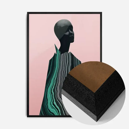 21x30cm | 8¼ x 11¾in / Black Wood Frame