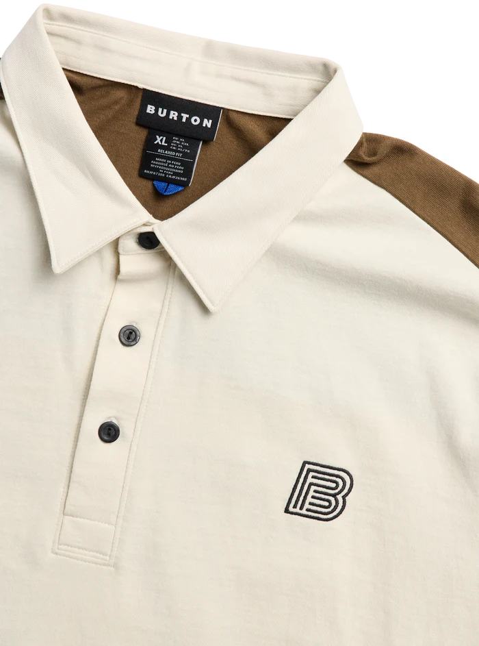 Product image of Men's Burton Rugby Shirt[Variant:Lunar Sand / Earth Ship Brown]