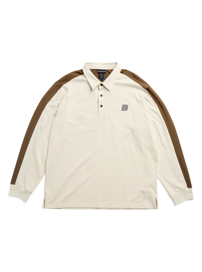 Product image of Men's Burton Rugby Shirt[Variant:Lunar Sand / Earth Ship Brown]
