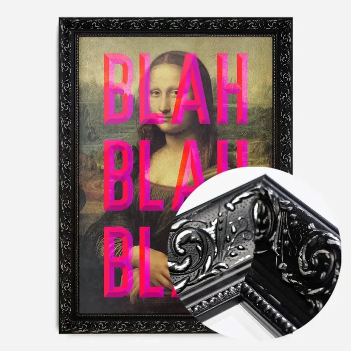 21x30cm | 8¼ x 11¾in / Black Ornate Frame
