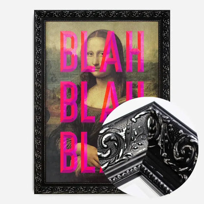 21x30cm | 8¼ x 11¾in / Black Ornate Frame