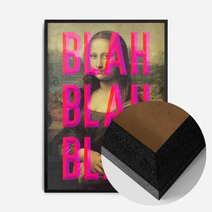 21x30cm | 8¼ x 11¾in / Black Wood Frame