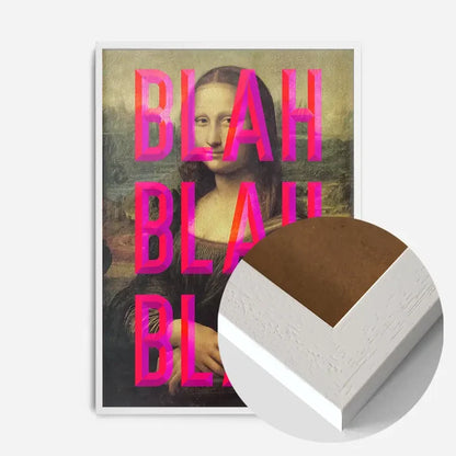 21x30cm | 8¼ x 11¾in / White Wood Frame
