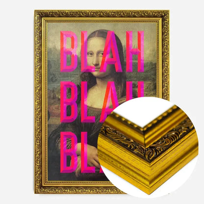 21x30cm | 8¼ x 11¾in / Gold Ornate Frame