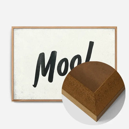 21x30cm | 8¼ x 11¾in / Oak Wood Frame