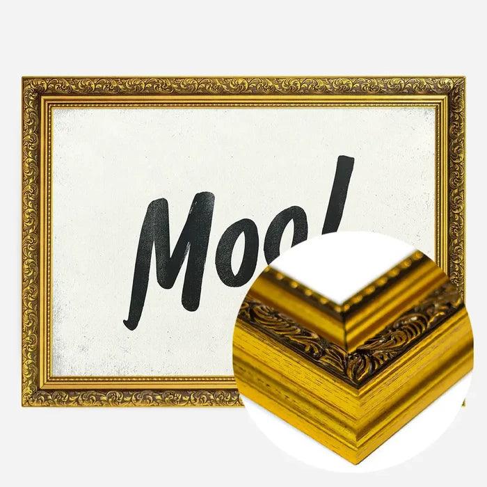 21x30cm | 8¼ x 11¾in / Gold Ornate Frame