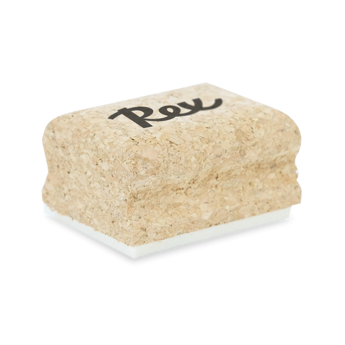 Cross country ski glide wax buffing felt cork