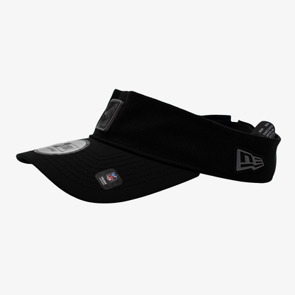 New Era Bills 2026 Training Camp Black with Black Brim Sun Visor