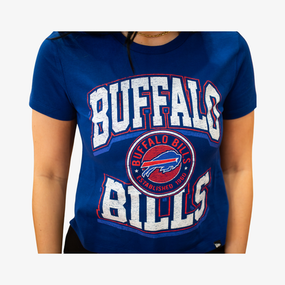 New Era Bills 2026 Training Camp Women's Royal Crop T-shirt