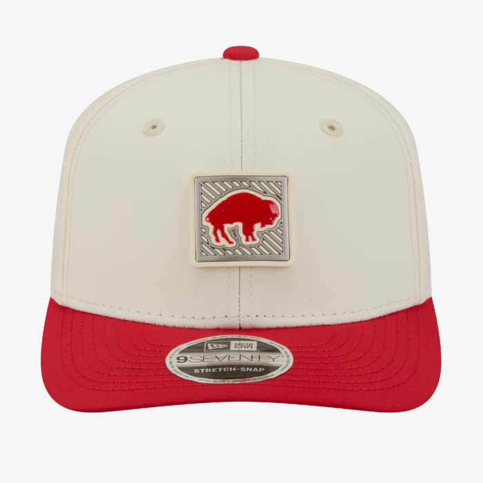 New Era Bills 2026 Training Cream with Red Brim 9FIFTY Snapback Hat