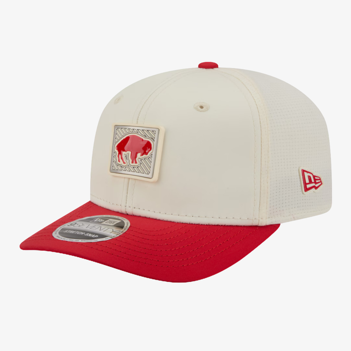 New Era Bills 2026 Training Cream with Red Brim 9FIFTY Snapback Hat