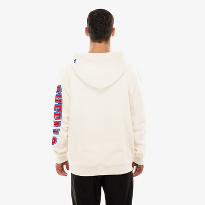 New Era Buffalo Bills Throwback Logo Cream Hoodie