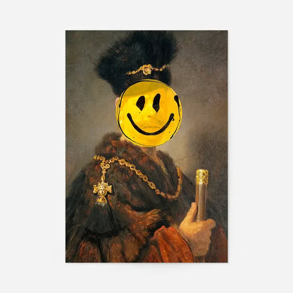 Nobleman Smiley Painting Print