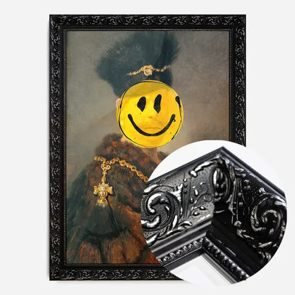 21x30cm | 8¼ x 11¾in / Black Ornate Frame