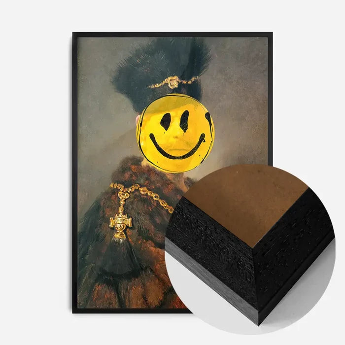 21x30cm | 8¼ x 11¾in / Black Wood Frame