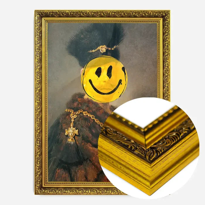 21x30cm | 8¼ x 11¾in / Gold Ornate Frame