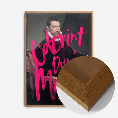 21x30cm | 8¼ x 11¾in / Oak Wood Frame