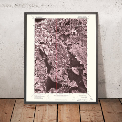 Old Map of Bay Harbor, Michigan by USGS, 1975 – Petoskey, Walloon Lake & Little Traverse Bay
