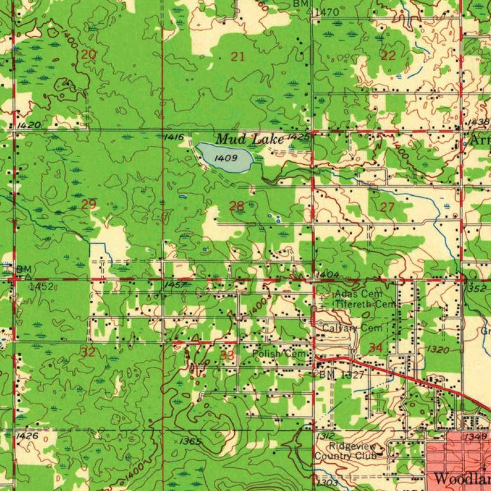 Old Map of Duluth, Minnesota by USGS, 1953 – Lake Superior & St. Louis River