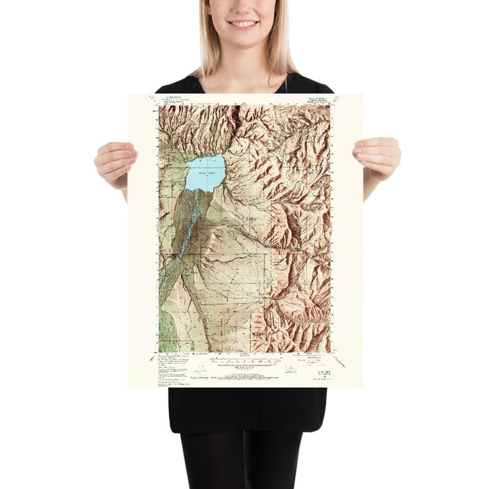 Old Map of Ennis, Montana by USGS, 1949 – Madison River, Ennis Lake & Beaverhead-Deerlodge NF