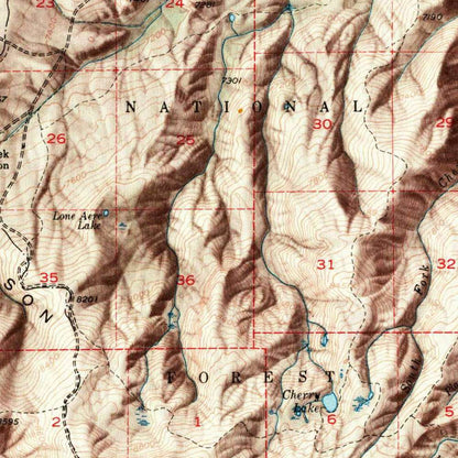 Old Map of Ennis, Montana by USGS, 1949 – Madison River, Ennis Lake & Beaverhead-Deerlodge NF