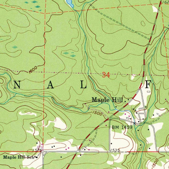 Old Map of Grand Marais, Minnesota by USGS, 1960 – Lake Superior & Boundary Waters Canoe Area
