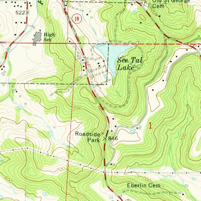 Old Map of Hermann, Missouri by USGS, 1974 – Missouri River & Gasconade River