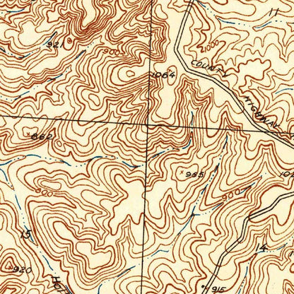 Old Map of Lake of the Ozarks, Missouri by USGS, 1934 – Bagnell Dam & Osage Beach