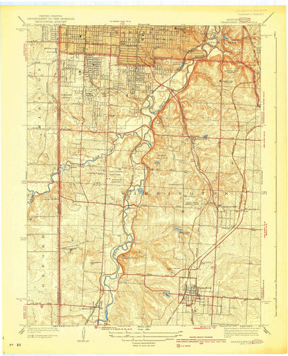Old Map of Leawood, Kansas by USGS, 1939 – Kansas City, Overland Park & Shawnee