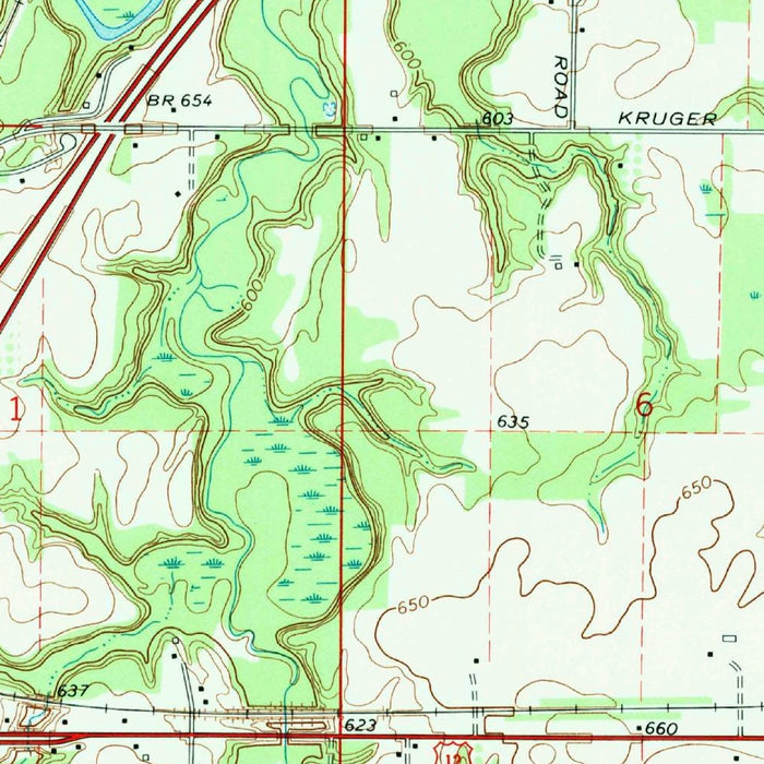 Old Map of New Buffalo, Michigan by USGS, 1970 – Lake Michigan & Springfield