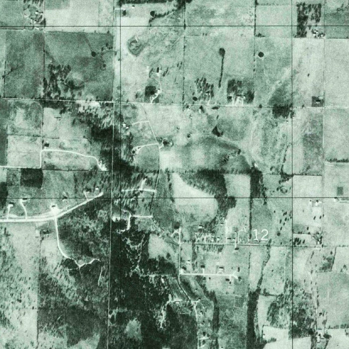 Old Map of Ozark, Missouri by USGS, 1979 – Finley River & Christian County