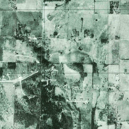 Old Map of Ozark, Missouri by USGS, 1979 – Finley River & Christian County