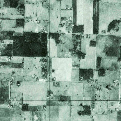 Old Map of Ozark, Missouri by USGS, 1979 – Finley River & Christian County
