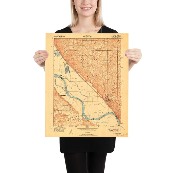 Old Map of Weston, Missouri by USGS, 1951 – Missouri River & Fort Leavenworth