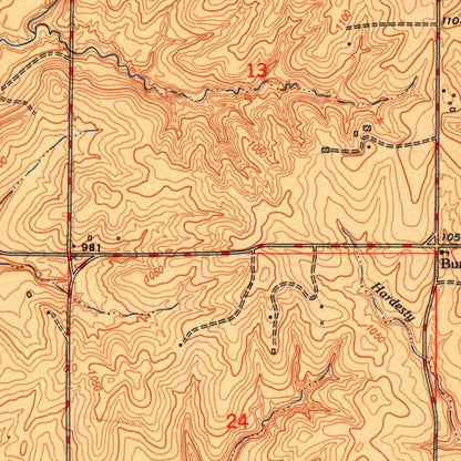 Old Map of Weston, Missouri by USGS, 1951 – Missouri River & Fort Leavenworth