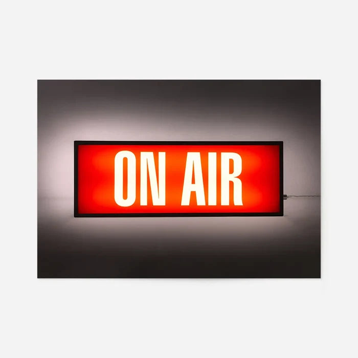 On Air Retro Lightbox Print