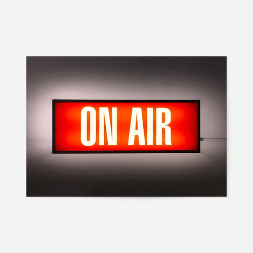On Air Retro Lightbox Print