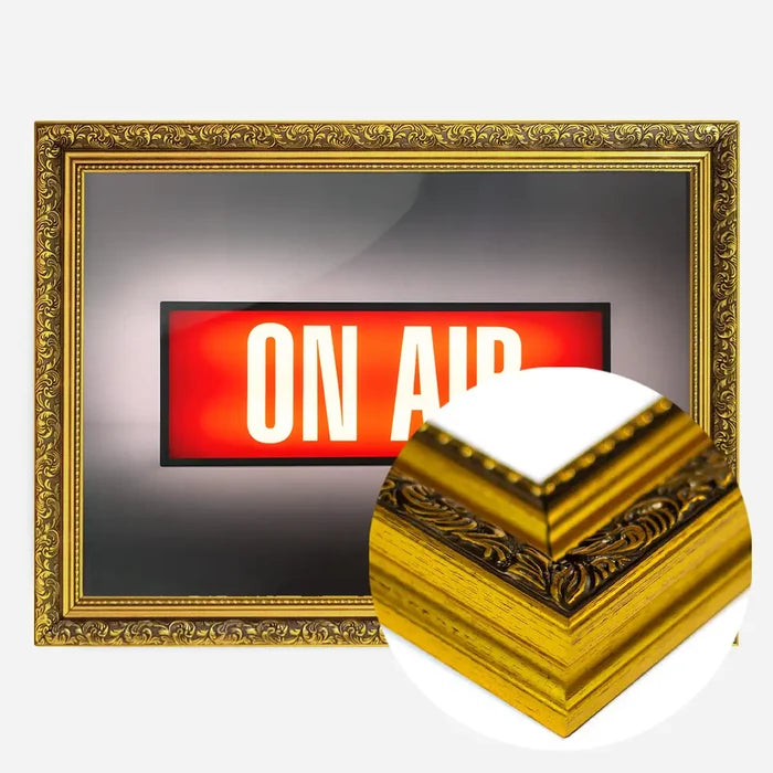 21x30cm | 8¼ x 11¾in / Gold Ornate Frame