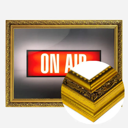 21x30cm | 8¼ x 11¾in / Gold Ornate Frame