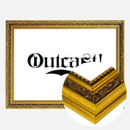 21x30cm | 8¼ x 11¾in / Gold Ornate Frame