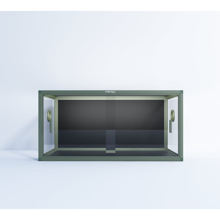 Phailozoo Bioactive Terrarium Reptile Enclosure 50 Gallon 36"x18"x18" Earthy Green 50GR