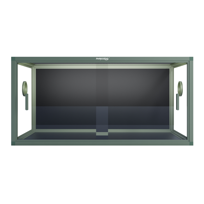 Phailozoo Bioactive Terrarium Reptile Enclosure 50 Gallon 36"x18"x18" Earthy Green 50GR