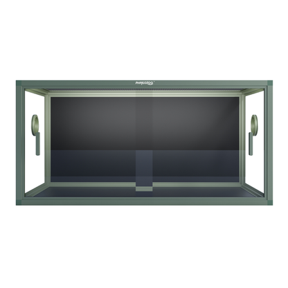 Phailozoo Bioactive Terrarium Reptile Enclosure 50 Gallon 36"x18"x18" Earthy Green 50GR