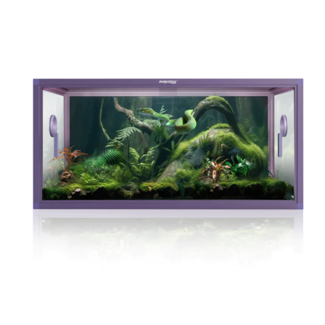 Phailozoo Bioactive Terrarium Reptile Enclosure 50 Gallon 36"x18"x18" Royal Purple 50PR