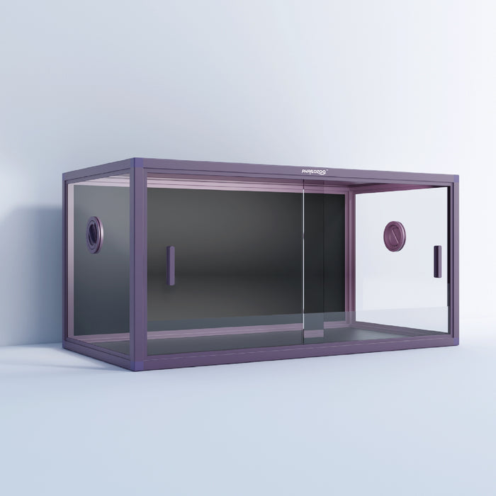 Phailozoo Bioactive Terrarium Reptile Enclosure 50 Gallon 36"x18"x18" Royal Purple 50PR
