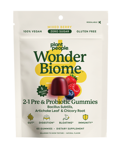 Plant People - WonderBiome 2-1 Pre and Probiotic Gummies
